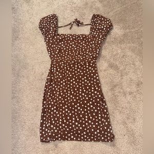 PACSUN brown short sundress